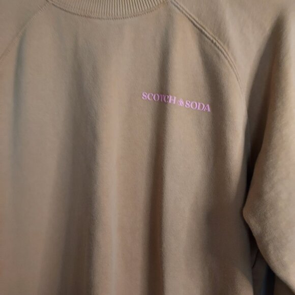 Scotch & Soda Unisex Organic Crew Neck Sweatshirt Size Med - Picture 4 of 11